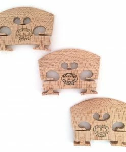 Aubert Mirecourt Adjustable Violin Bridge With Ebony E String Insert Bridges For Violin