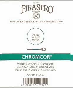 Pirastro Violin Strings Chromcor G Violin String