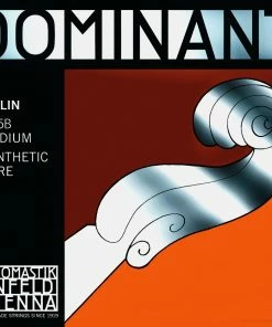 Thomastik Dominant Violin Set, Steel E 135B Violin Strings