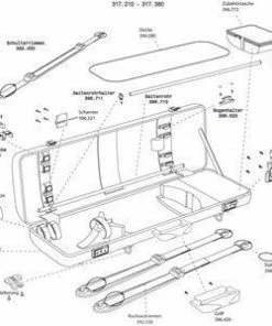 GEWA Music GEWA Replacement Handle Oblong Air & Idea Cases Violin Cases & Bags