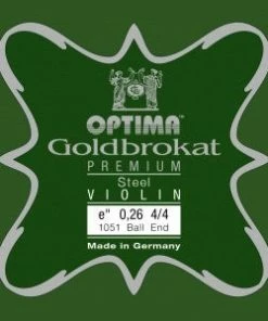 Optima Strings Violin Strings Goldbrokat Premium Steel Violin E String