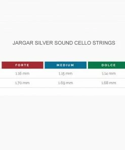 Jargar Cello Silver Sound G String Cello Strings