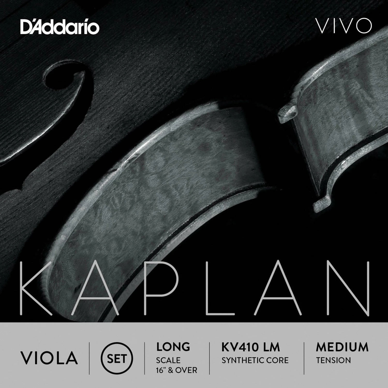 D'Addario Viola Strings Kaplan Vivo Viola Set 3 D'Addario Viola Strings Kaplan Vivo Viola Set
