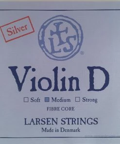 Larsen Violin D String, Silver Violin Strings
