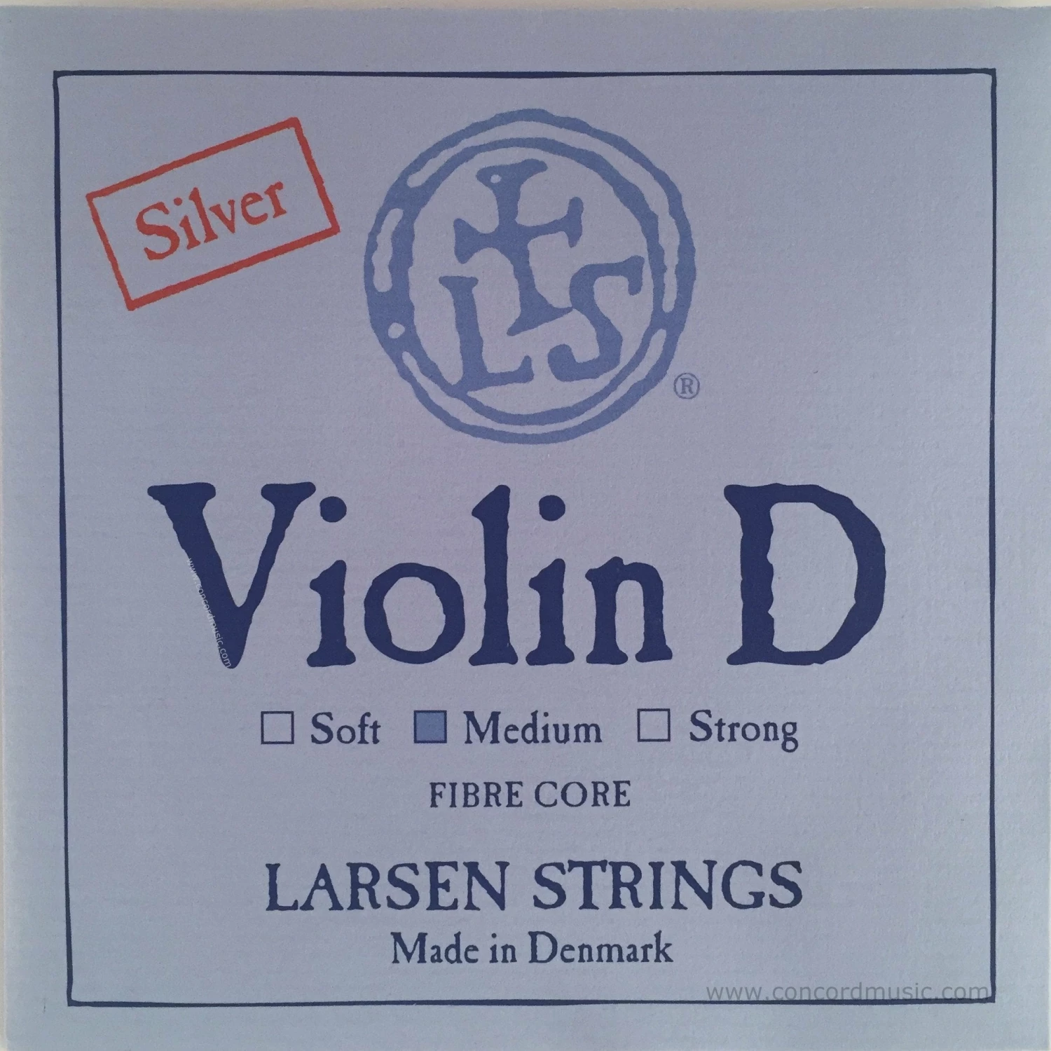 Larsen Violin D String, Silver Violin Strings 3 Larsen Violin D String, Silver Violin Strings