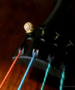 Cello Luxitune Fine Tuner Screws Luxitune Cello Pavé Ball Light Purple