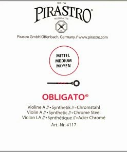 Pirastro Obligato A Violin Chromesteel Violin Strings