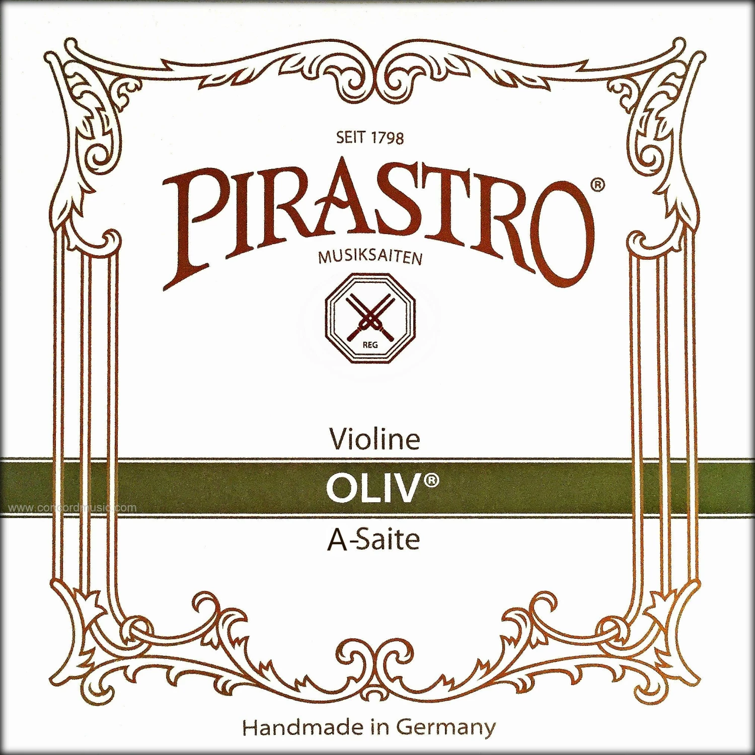 Pirastro Oliv Violin A String, Gut Violin Strings 4 Pirastro Oliv Violin A String, Gut Violin Strings