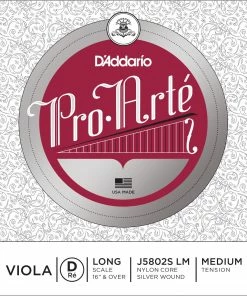 D'Addario Pro-Arte D Viola String Silver