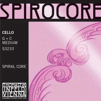 Thomastik Spirocore Tungsten Cello Strings G & C 3 Thomastik Spirocore Tungsten Cello Strings G & C