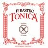 Pirastro Violin Strings Tonica Violin String Set E-steel, Silver D