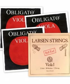 Multi-brand Viola Strings Viola Set: Larsen & Obligato