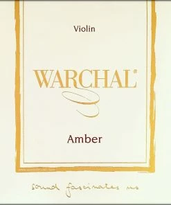 Warchal Amber Violin D String, Silver Violin Strings