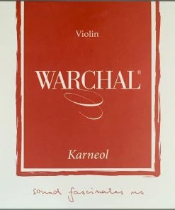 Warchal Karneol Violin Set, Synthetic Core Violin Strings