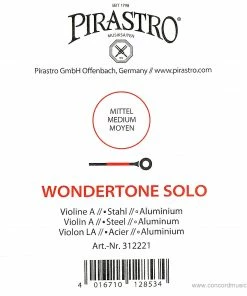 Pirastro Wondertone Solo Alternate A, Steel Core