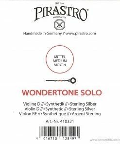 Pirastro Wondertone Solo D Violin