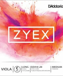 D'Addario Zyex C Viola String, Long Scale Viola Strings
