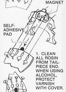 Bech Mutes Bech Magnetic Cello Mute 7 Bech Mutes Bech Magnetic Cello Mute