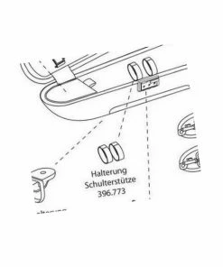 GEWA Music GEWA Replacement Shoulder Rest Holder Violin Cases & Bags