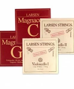 Multi-brand CELLO SET: Larsen Soloist A & D, Magnacore G&C Cello Strings