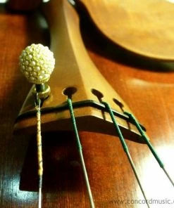 Luxitune Tuners Violin Luxitune Pearl Gold Pavé Ball Fine Tuner