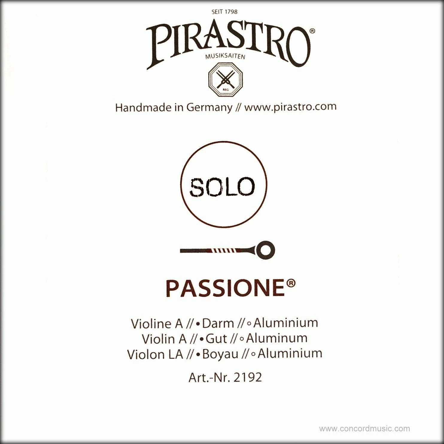 Pirastro Violin Strings Passione Solo Violin A String 4 Pirastro Violin Strings Passione Solo Violin A String